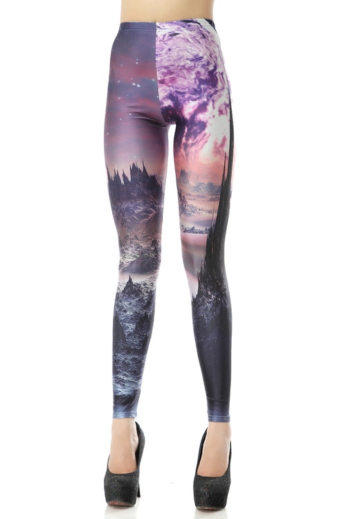 Naturmönstrade Leggings