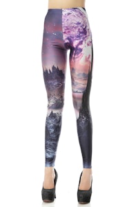 Naturmönstrade Leggings
