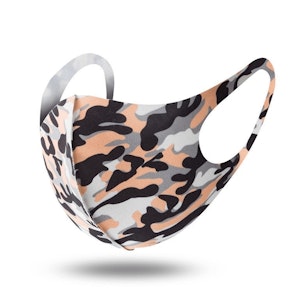 Tvättbara Munskydd i bekväm design Camouflage 5-pack