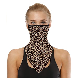 Ansiktsscarf Bandana Baklava Tvättbar Leopard