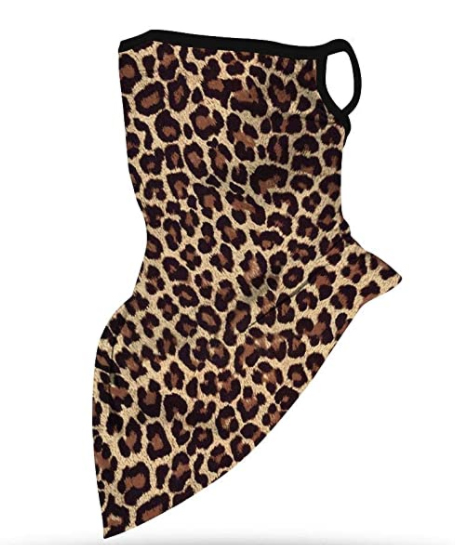 Munskydd Ansiktsscarf Bandana Baklava Tvättbar Leopard