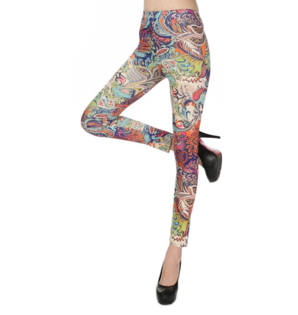 Mönstrade Leggings