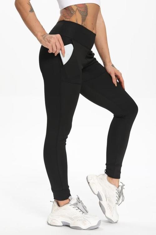 Svarta Leggings med fickor