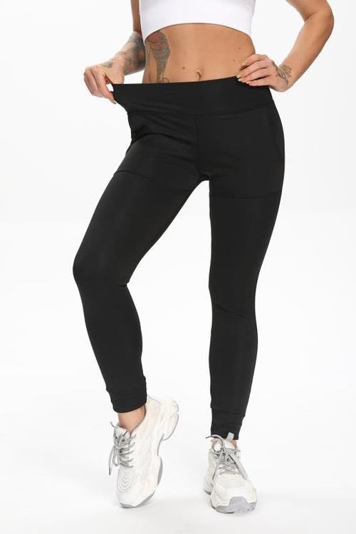 Svarta Leggings med fickor