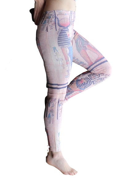 Egyptisk Mönstrade Leggings