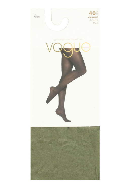 Vogue Strumpbyxa Opaque Olive 40 den