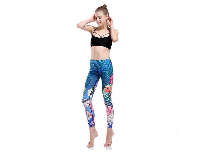 Tropisk Fågel Leggings