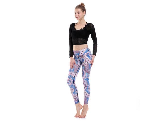 Pastel Paisley Yoga Leggings