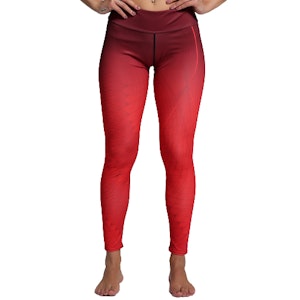 Röda Mönstrade Yoga Leggings 3XL