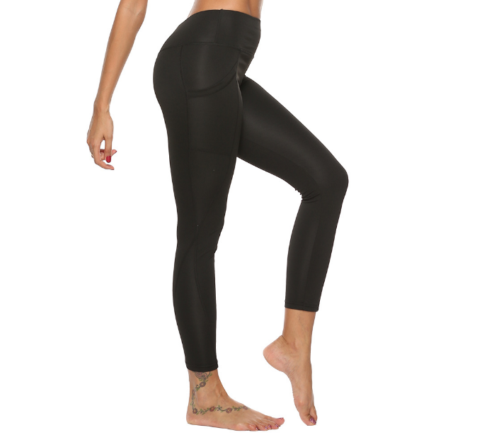 Svarta leggings med fickor