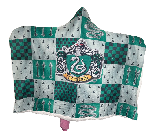 Plush Filt Pläd med Harry Potter Slytherin