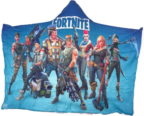 Plush Filt Pläd med Huva Fortnite