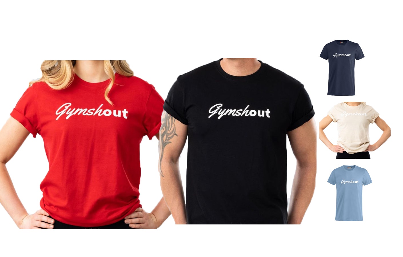 Gymshout T-shirt 5 färger