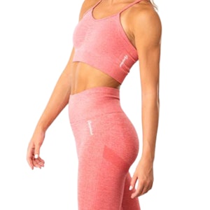 Seamless Sport BH Topp Rosa Gymshout