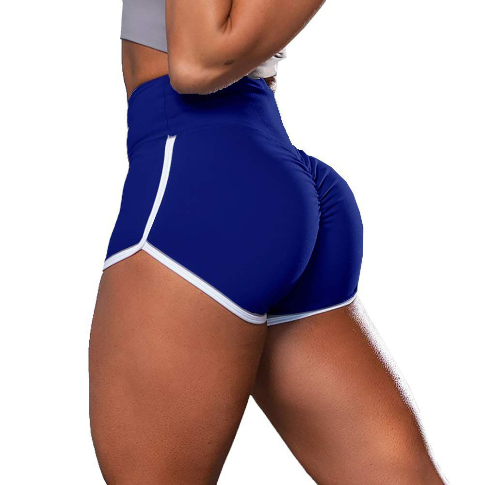 Blå workout & yoga shorts