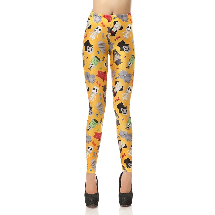 Leggings med Cartoon Figurer