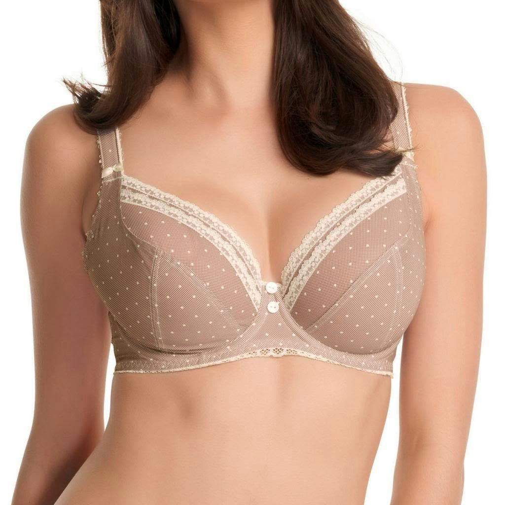 Freya Lacey Bygel Plunge Balconette BH Caffe Latte