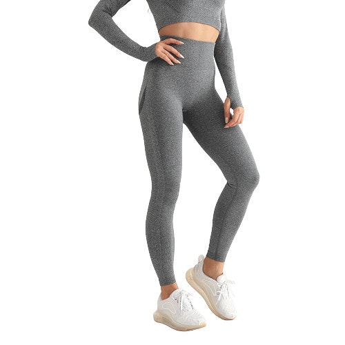 Gråa Seamless Tights Leggings