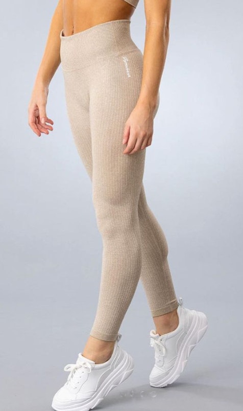 Ribbade Tights Gymshout Khaki