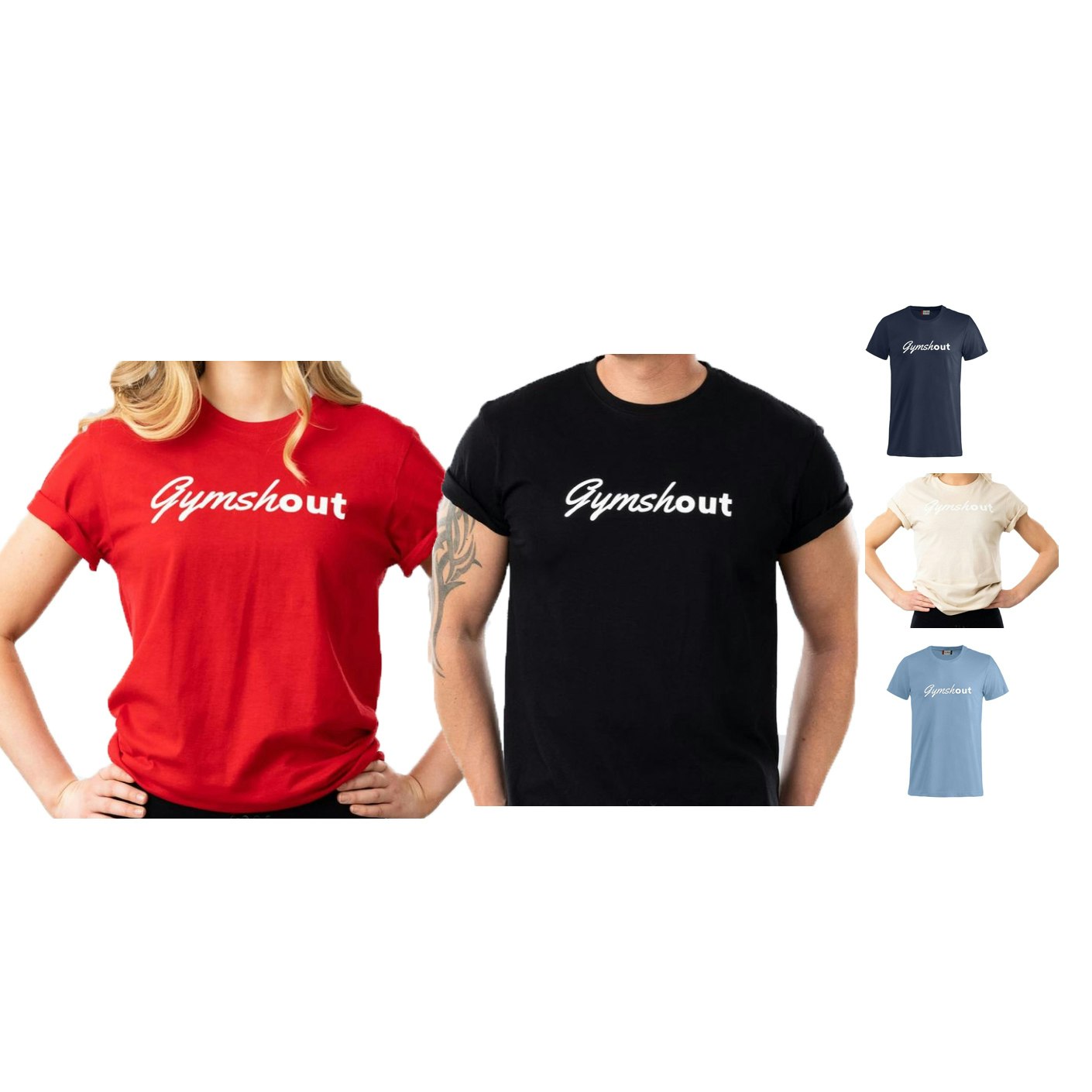 Gymshout T-shirt 5 färger