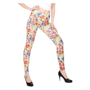 Blommiga Leggings