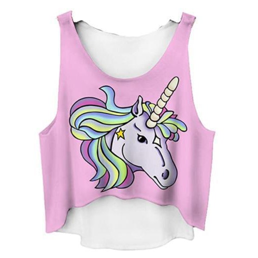 Unicorn Crop Top