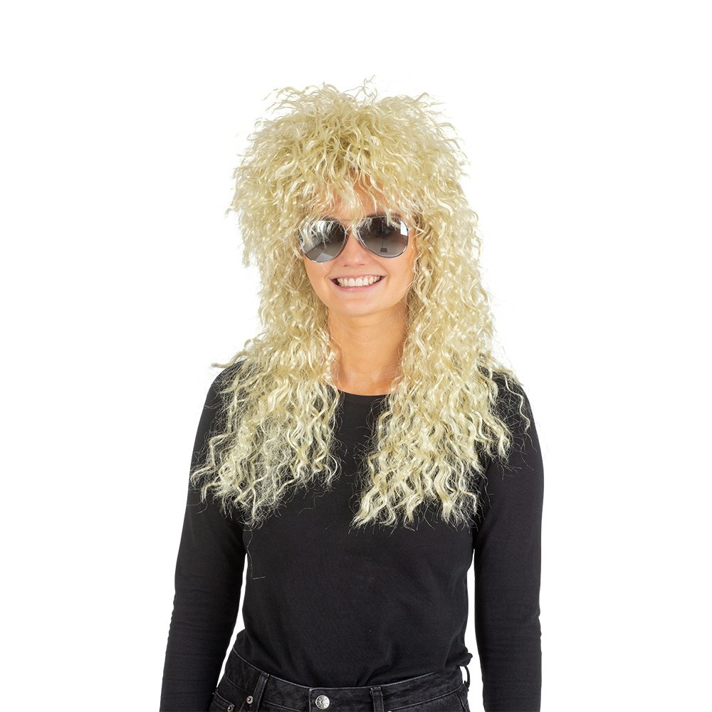 80-tals Rocker Blond Peruk
