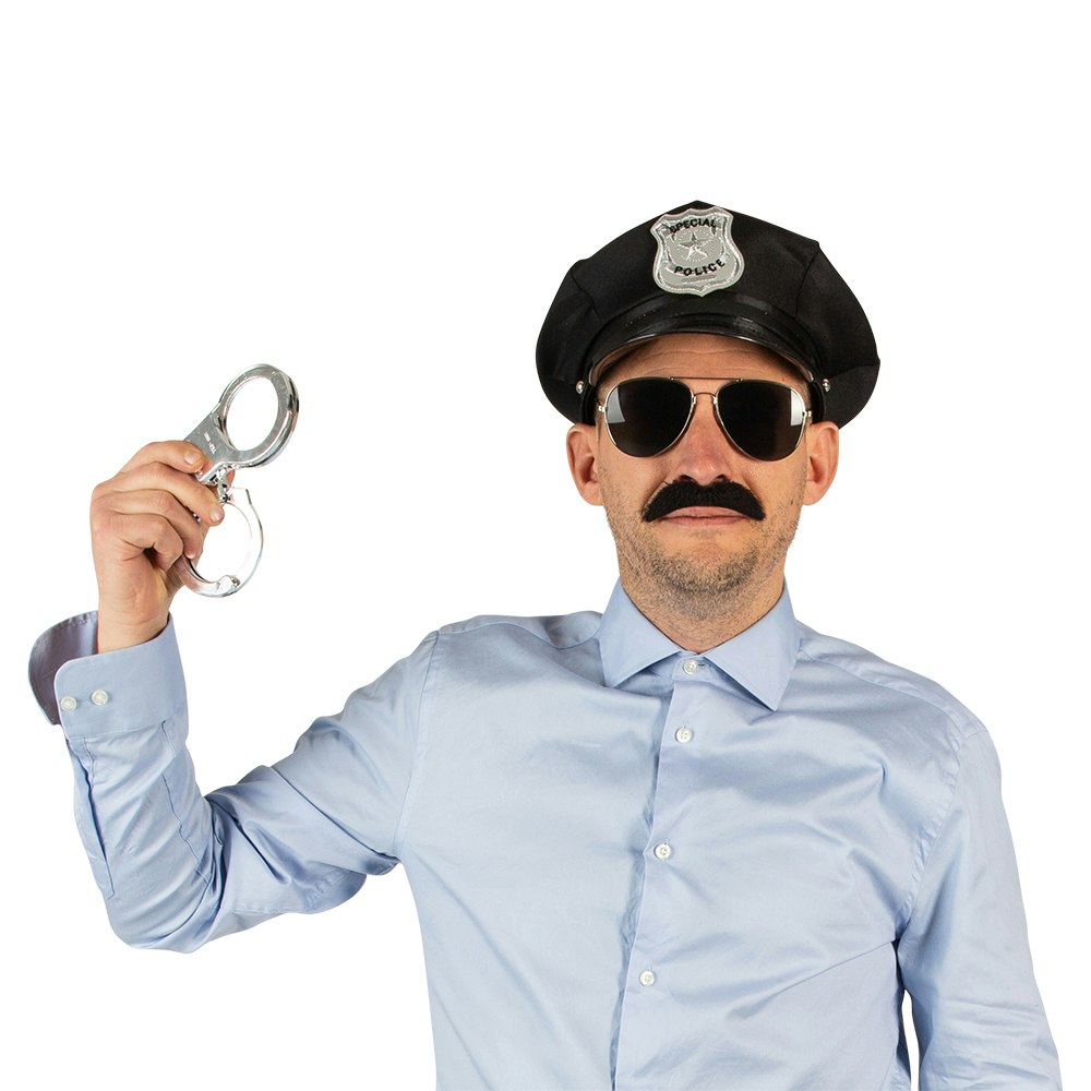 Polis set vuxen Halloween Maskerad
