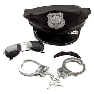 Polis set vuxen Halloween Maskerad