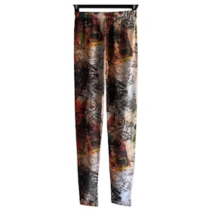 Mjuka Tattoo Mönstrade Leggings