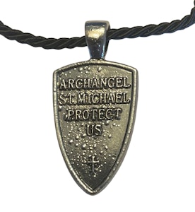 Ärkeängel Sankt Mikael Skydda Mig Sankt Sköld Skydd Amulett Halsband