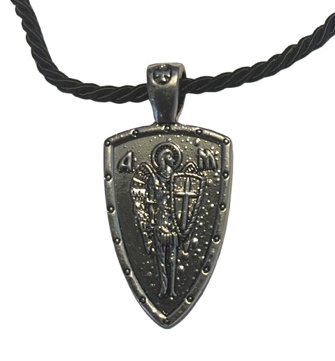 Ärkeängel Sankt Mikael Skydda Mig Sankt Sköld Skydd Amulett Halsband