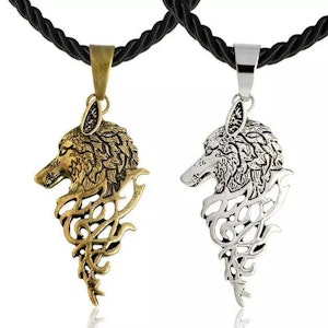 Wolf Viking Kelter Medeltida Halsband