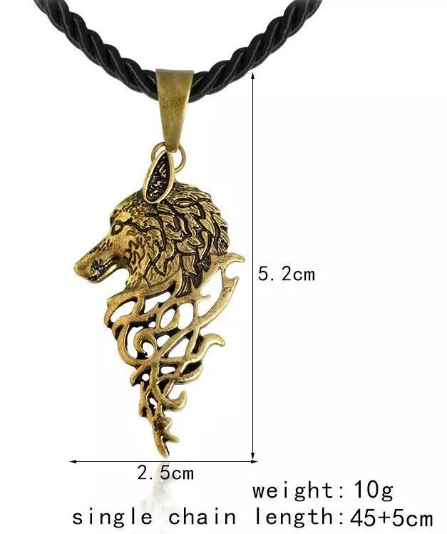 Wolf Viking Kelter Medeltida Halsband