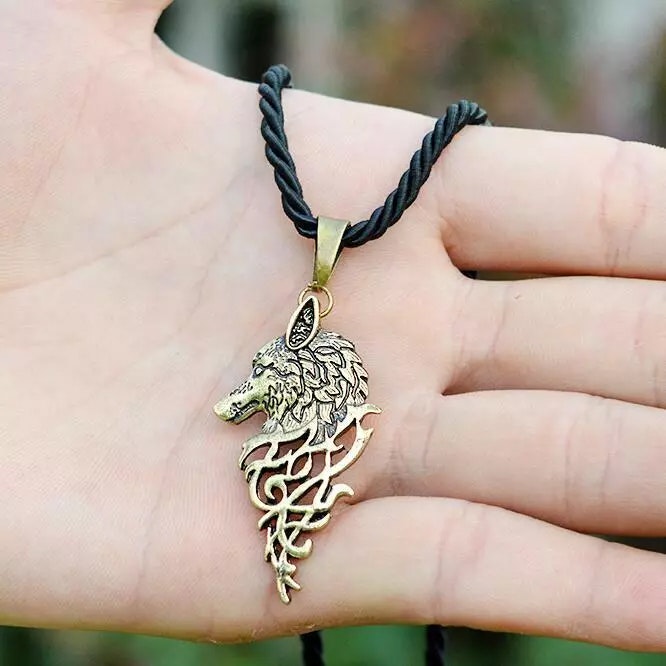 Wolf Viking Kelter Medeltida Halsband