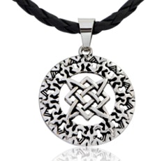Celtisk amulett Harmoni av manligt och kvinnligt ursprung