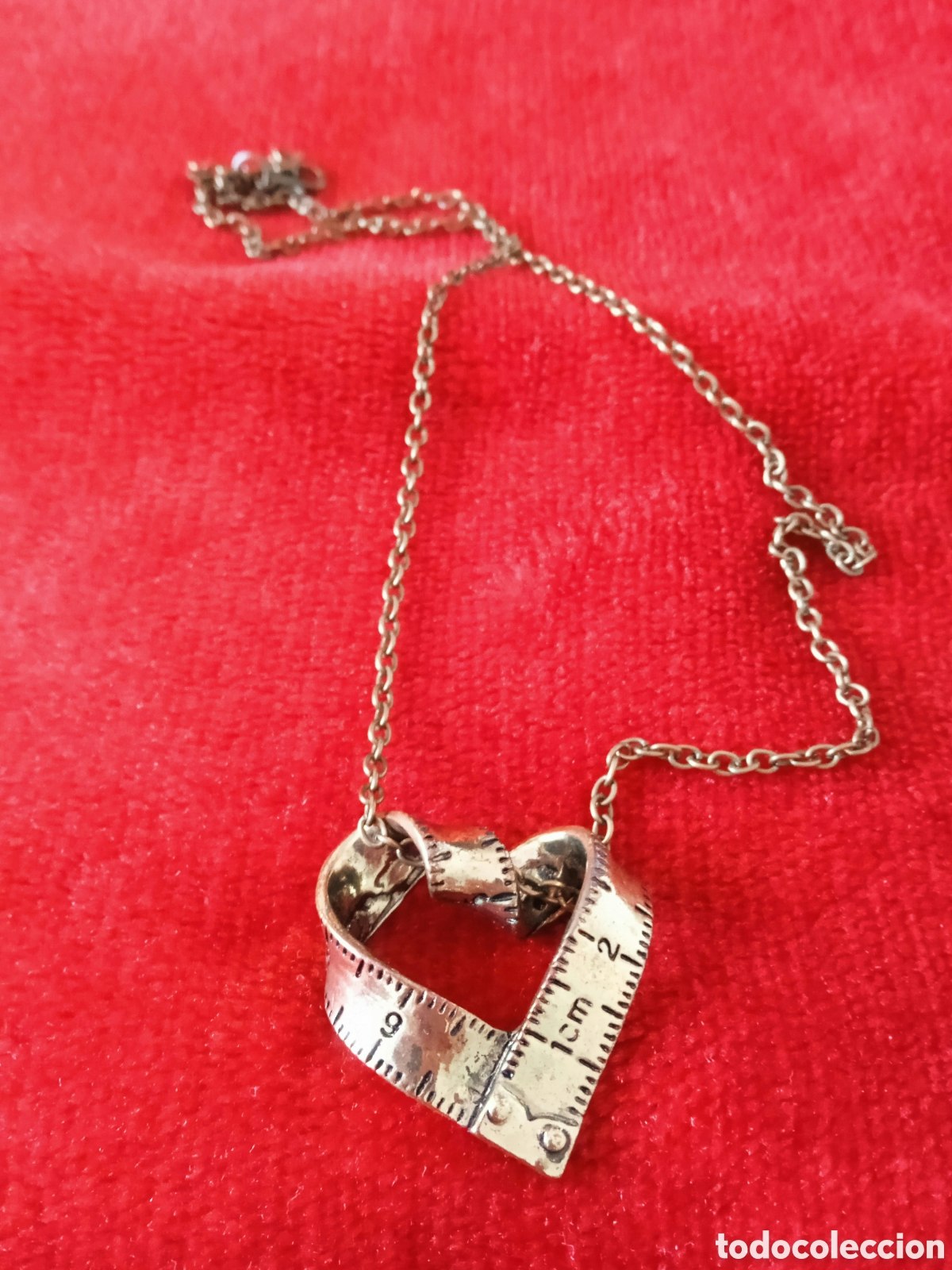 Hjärtformad meter Halsband