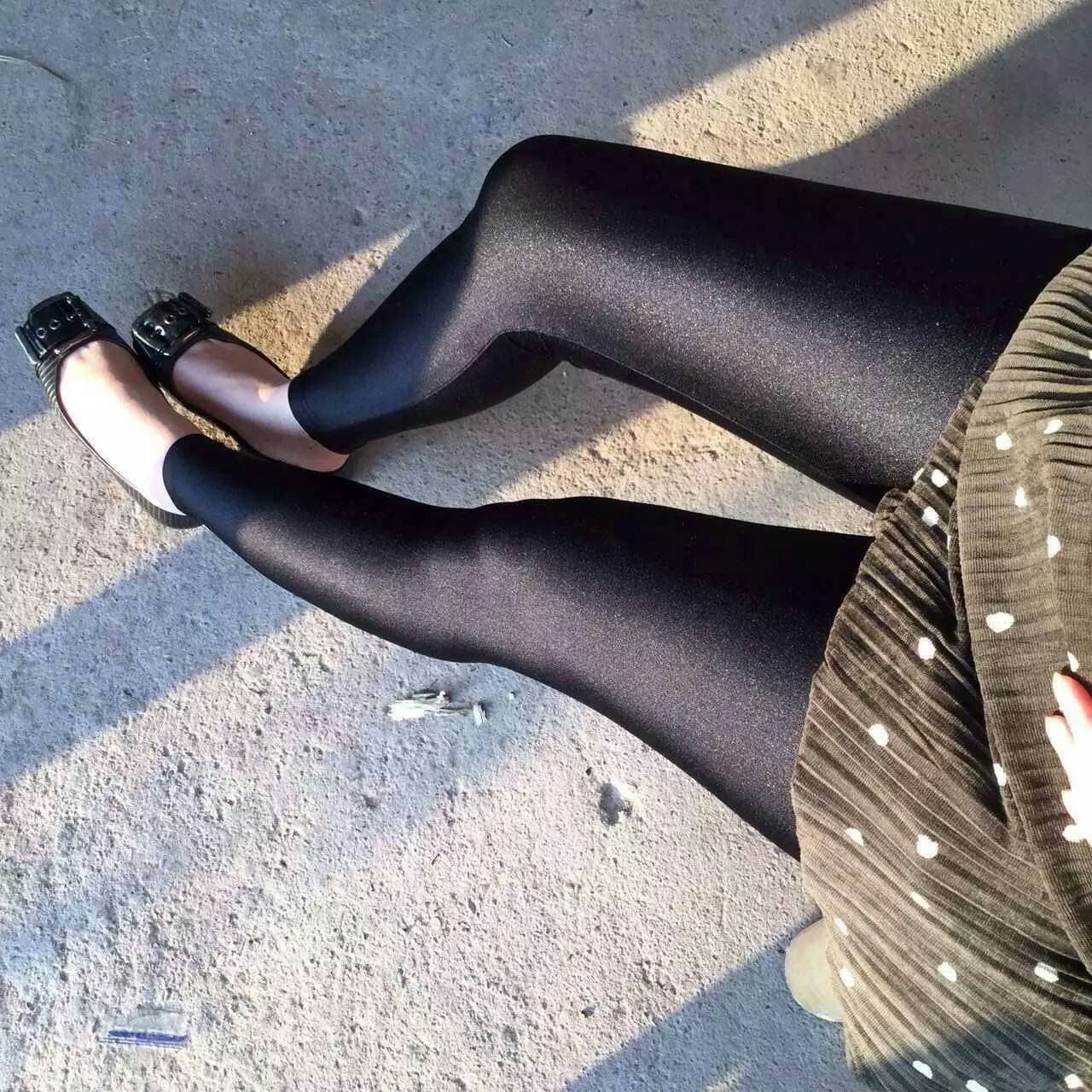 Shiny Gloss Black Leggings