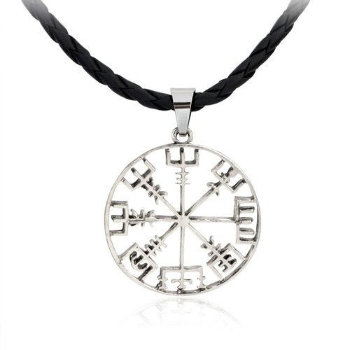 Hot Pirate Compass Vikings Necklace Halsband