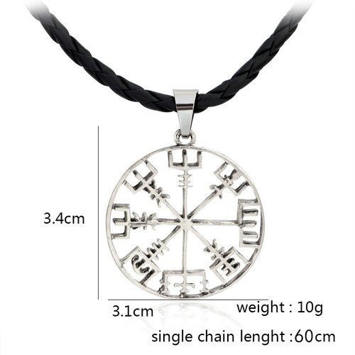 Hot Pirate Compass Vikings Necklace Halsband