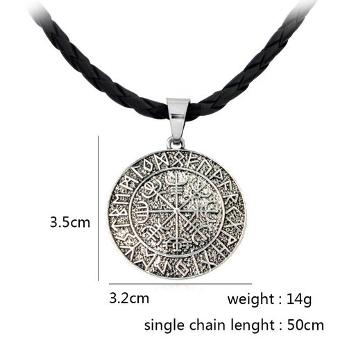 Pirate Compass Vikings Necklace Halsband