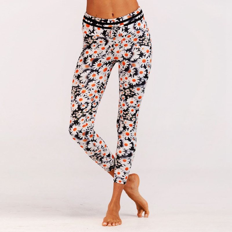 Blommiga Yoga Leggings