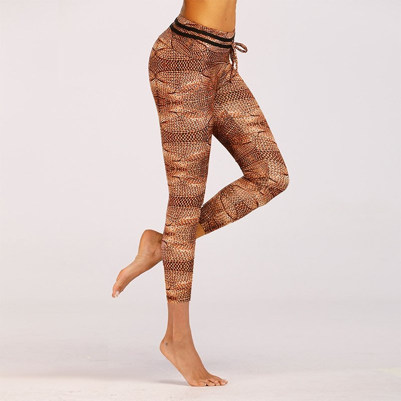 Stick mönstrade Leggings