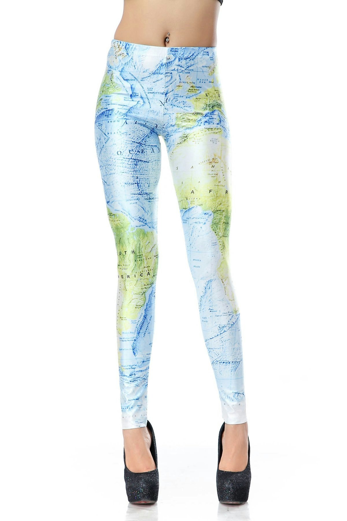 Lord of the ring Vintage map Leggings