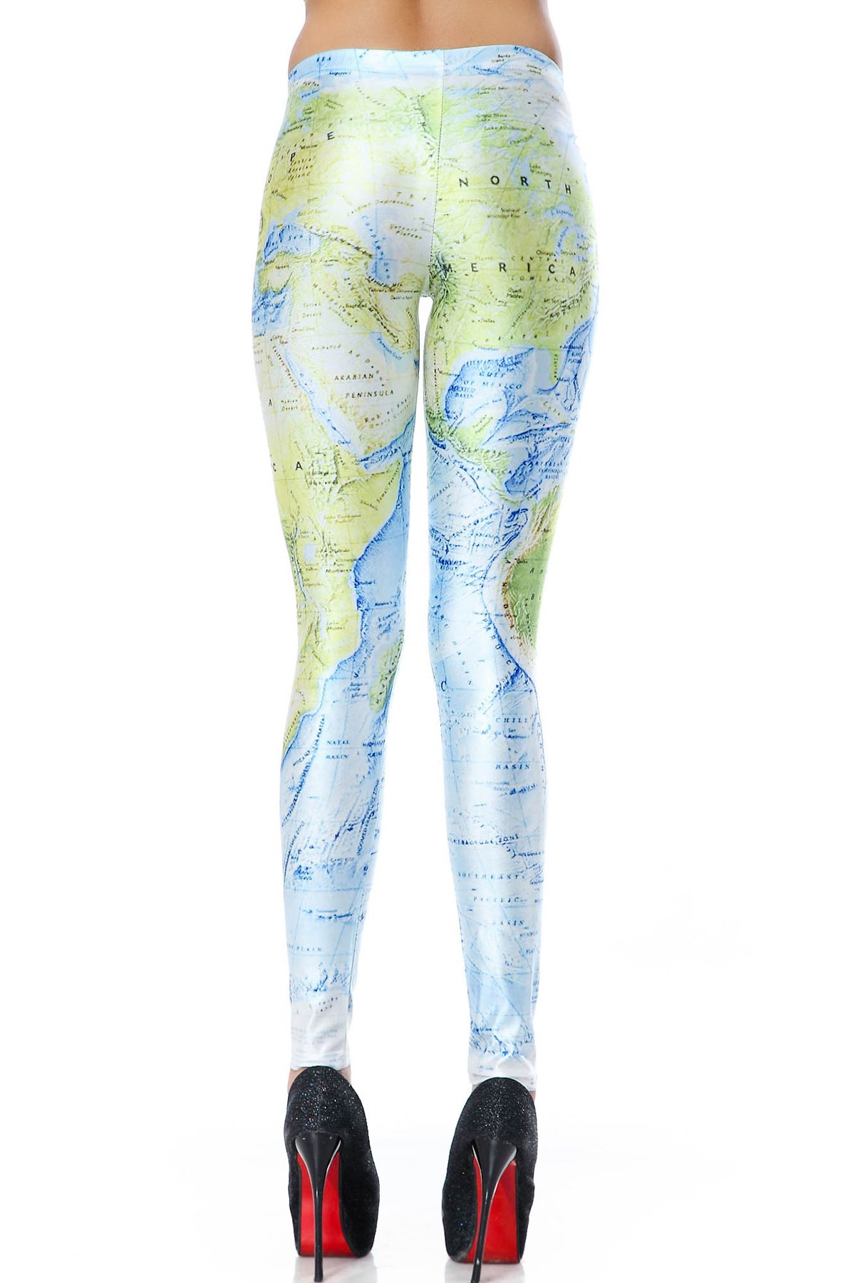 Lord of the ring Vintage map Leggings