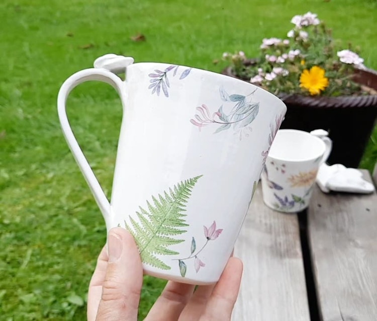 Drömlika blomstermuggar