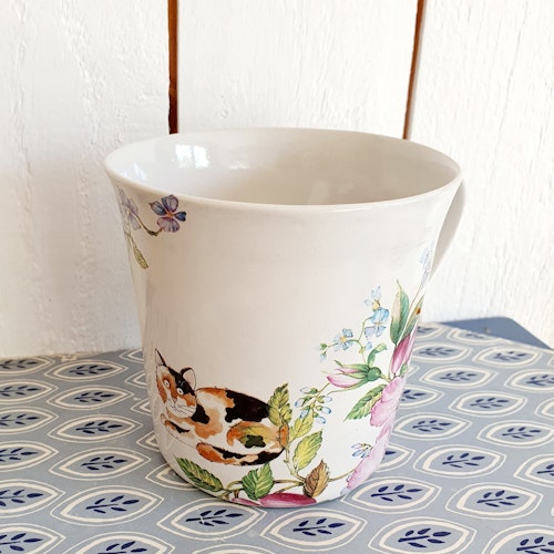 Kaffemugg med kattmotiv