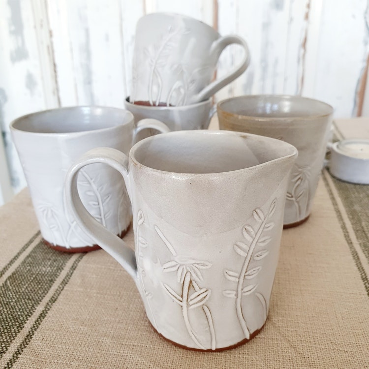 Rustik mugg med mönster