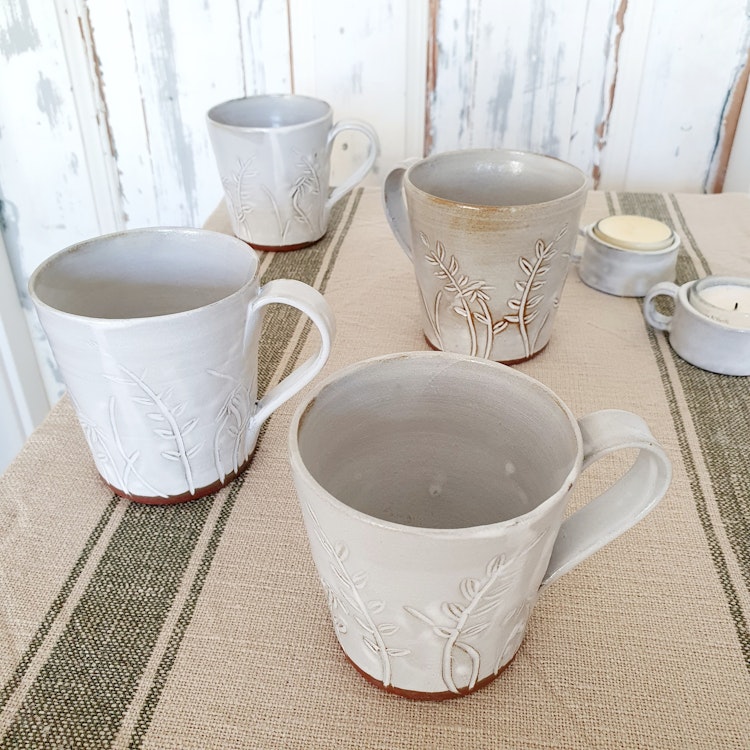 Rustik mugg med mönster