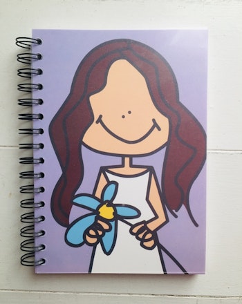 Skrivbok/spiralbok Gabriella